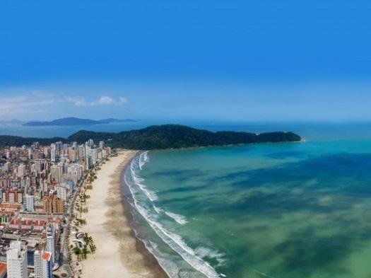 Apartamento Completo Na Quadra Da Praia Da Guilhermina Lejlighed Praia Grande  Eksteriør billede
